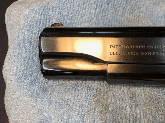 Colt Commercial 1911, Dated 1917, Charcoal Blued Refinished