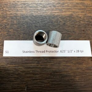 Stainless Thread Protector .625 1/2x28tpi