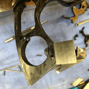Damaged Grip of Colt Python 2