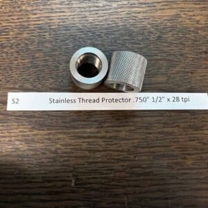 Thread Protector Stainless .750 1/2 x 28 tpi