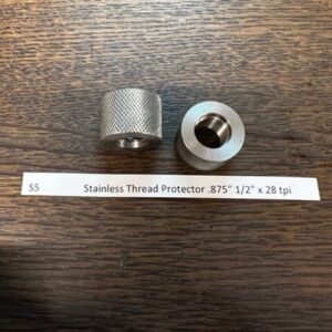 Thread Protector Stainless .875 1/2 x 28 tpi
