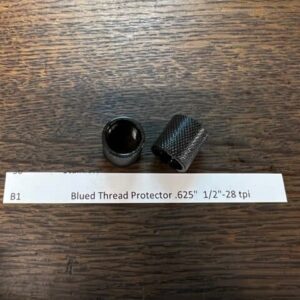 Thread Protector Blued .625 1/2 x 28 tpi