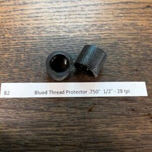 Thread Protector Blued .750 1/2 x 28 tpi