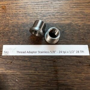 Thread Adapter 1/2"x28 F 5/8"x24 M