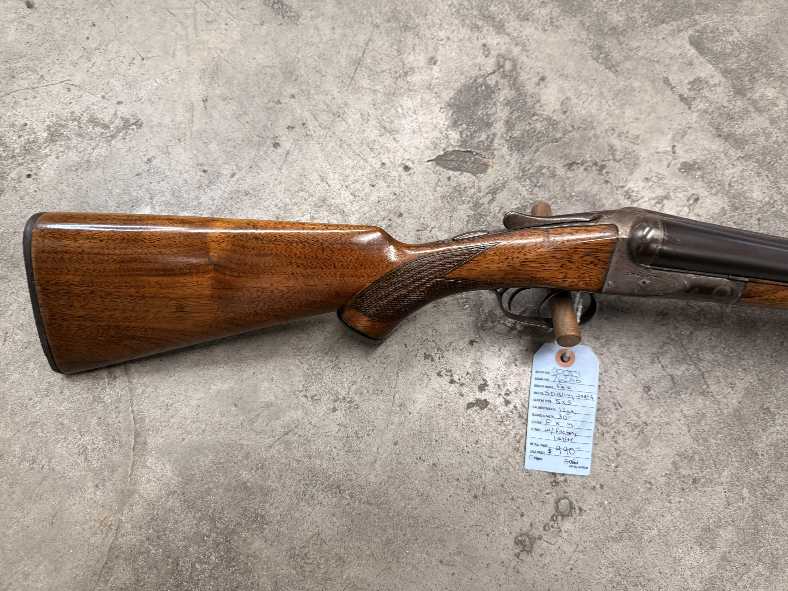 Fox Stirlingworth SxS 12 Gauge - Image 4