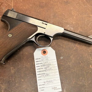 Colt Woodsman .22 (pre-war)  w/letter